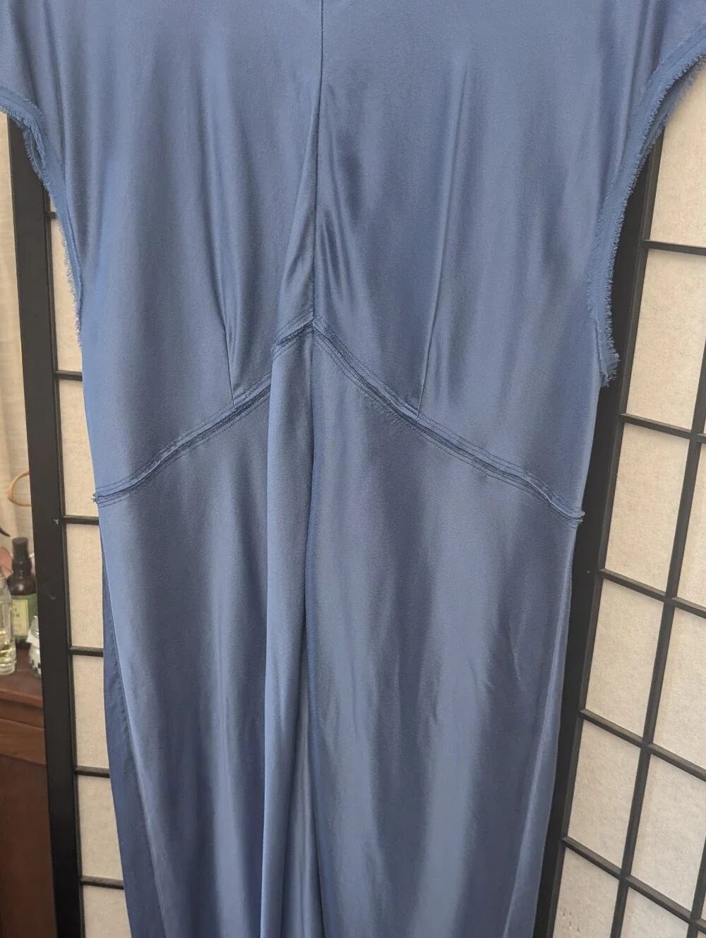 Banana Republic Satin Midi Dress in Blue - Picture 11 of 11